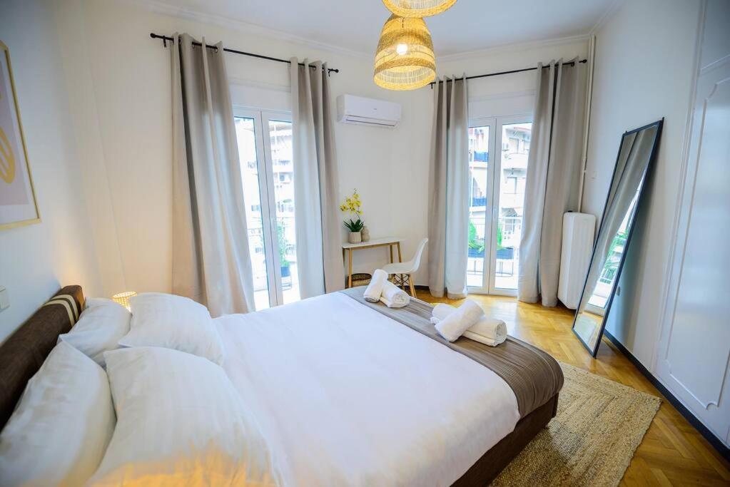 Boho Luxury 2 Bedroom Apartment, Acropolis Museum View Athen Exterior foto